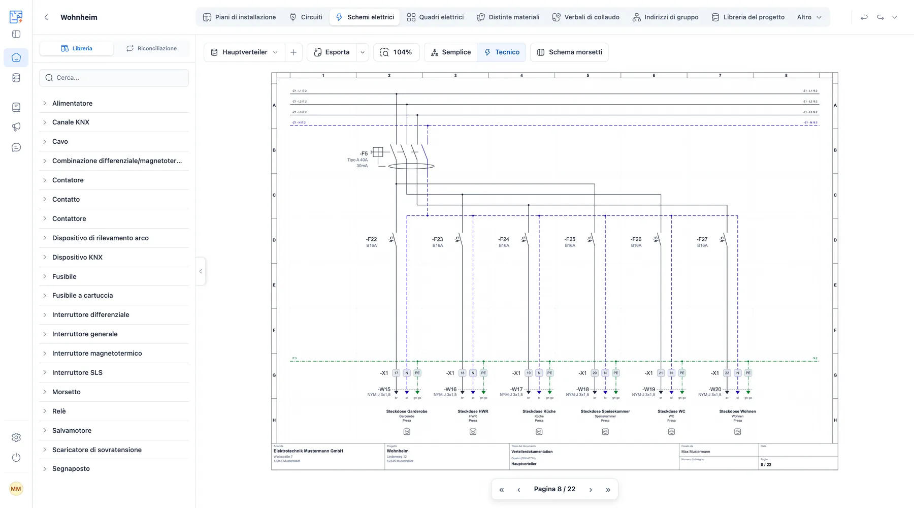 Schema elettrico