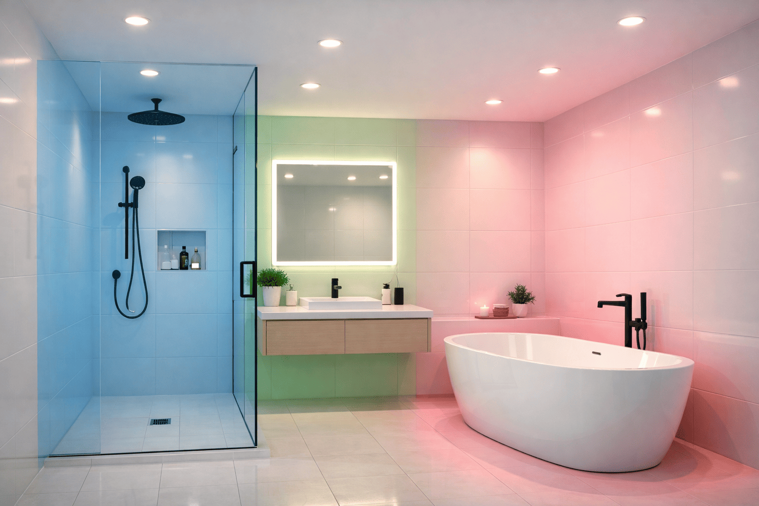 Skyddade områden i badrummet